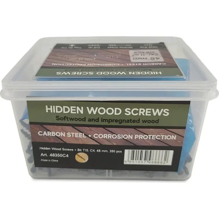 Саморезы Finka Hidden Wood Screws C4 48 мм, 350 шт. 48350C4