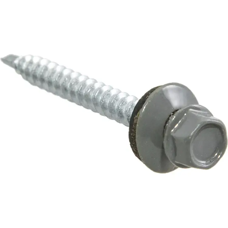 Кровельные саморезы Стройбат 4,8x50 темно-серый 10 шт. 352930