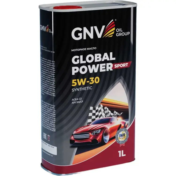 Синтетическое моторное масло GNV Global Power Sport 5W-30 Synthetic C3 GPS1M10564010130530001