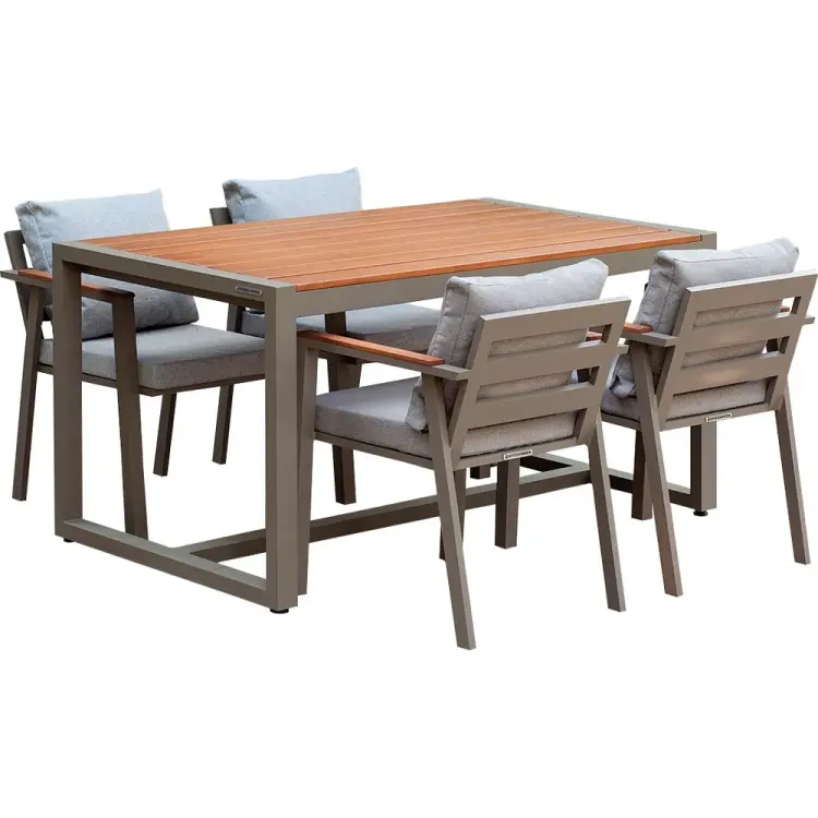 Набор садовой мебели GreenWeen SANTORINI S3 GW-AL-SANT-DINNER-P-S3 Набор садовой мебели GreenWeen SANTORINI S3 GW-AL-SANT-DINNER-P-S3