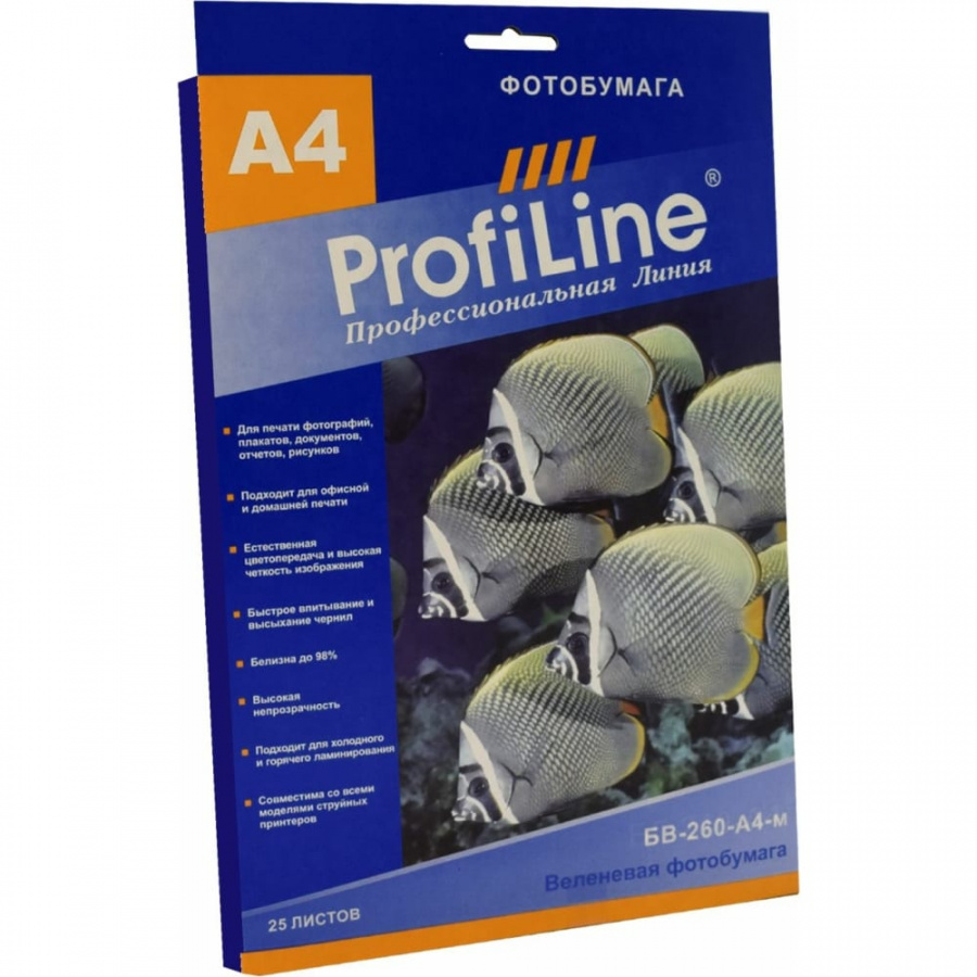 Веленовая микропористая фотобумага ProfiLine PL_TVP_260_A4_m_25
