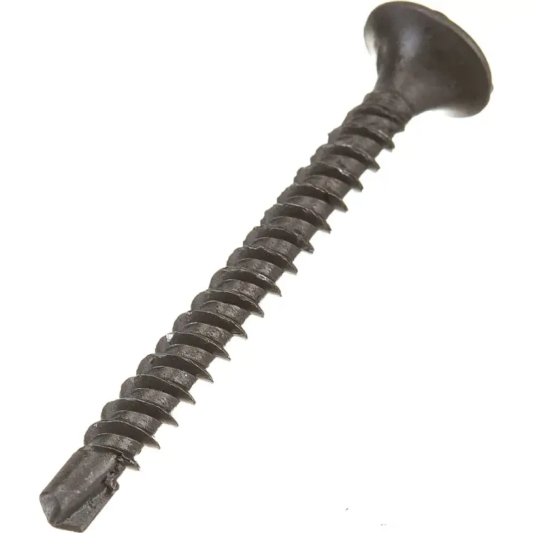 Черный саморез сверло КРЕП-КОМП 3,5х35 (800 шт.) спч35ф