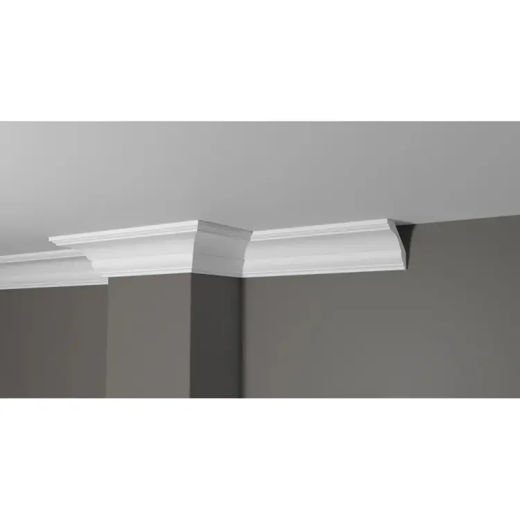 Ударопрочный влагостойкий потолочный карниз под покраску Decor-Dizayn DD17