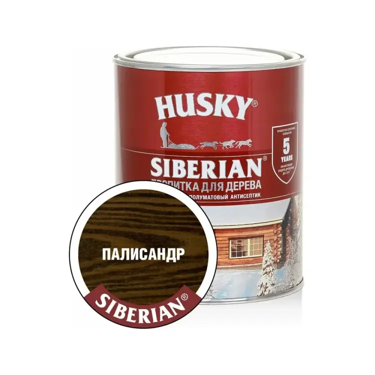Декоративная пропитка-антисептик для дерева HUSKY SIBERIAN 28831