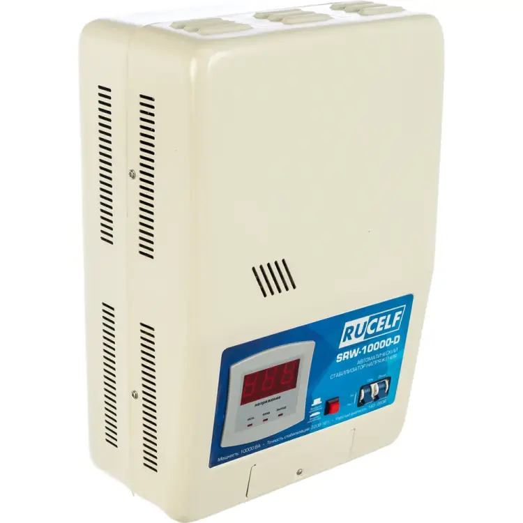 Стабилизатор напряжения RUCELF SRW-10000VA-D 00001307 Стабилизатор напряжения RUCELF SRW-10000VA-D 00001307