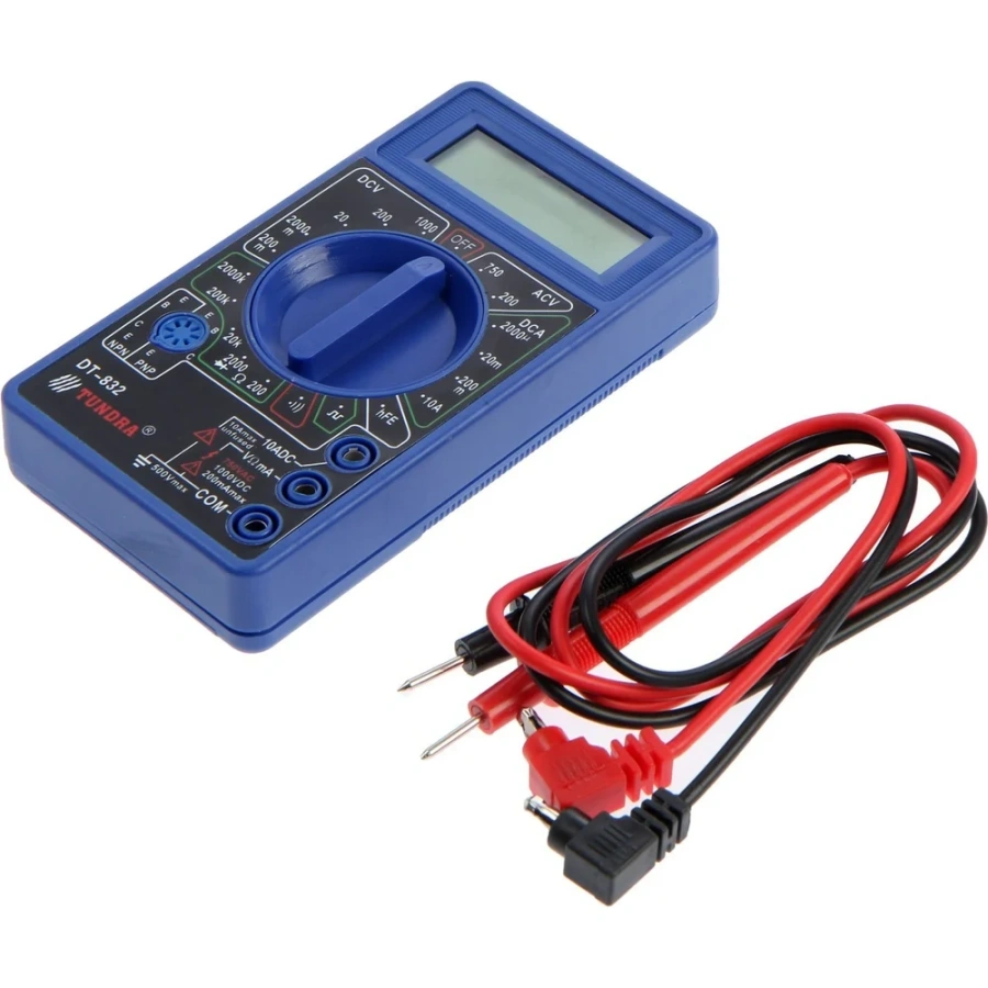 Мультиметр ТУНДРА DT-832 1026050