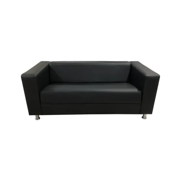 Трехместный диван Мягкий Офис черный АП301ЧН