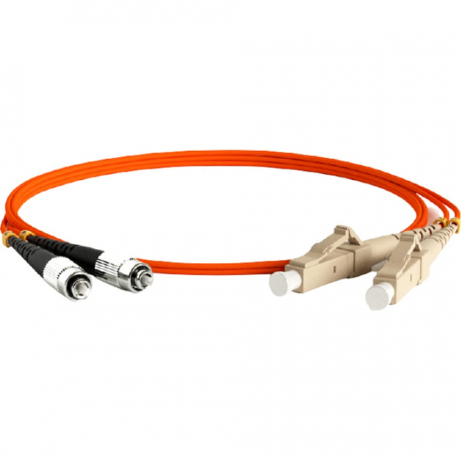 Волоконно-оптический шнур Hyperline FC-D2-50-FC/PR-LC/PR-H-5M-LSZH-OR