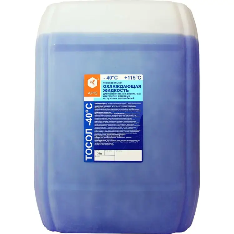 Охлаждающая жидкость для двигателя автомобиля APIS RUZ-001-0012