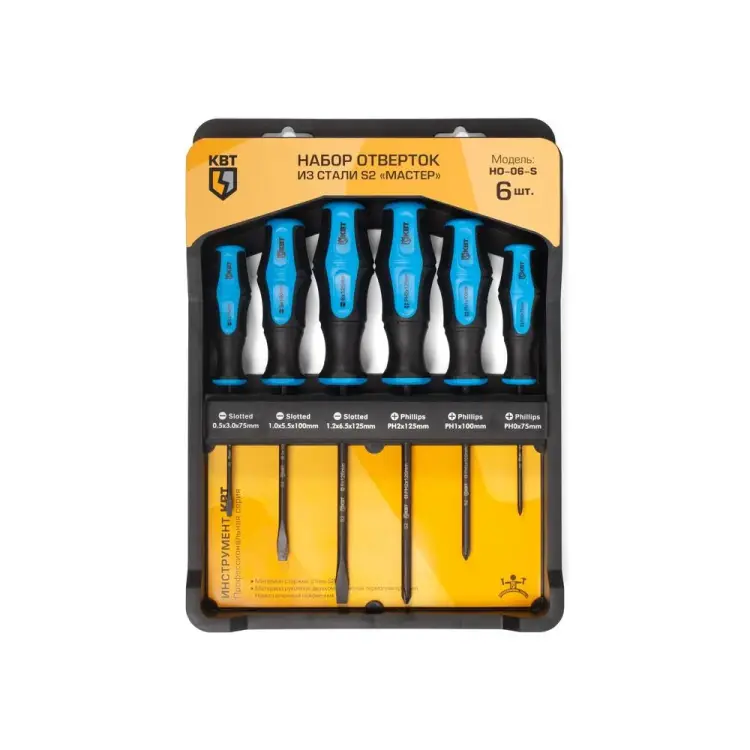 Набор отверток КВТ Мастер НО-06-S 78622