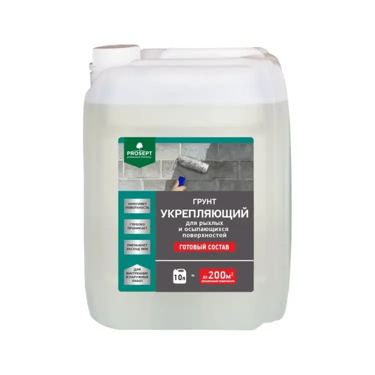 Укрепляющий грунт для рыхлых и осыпающихся поверхностей PROSEPT 049-10