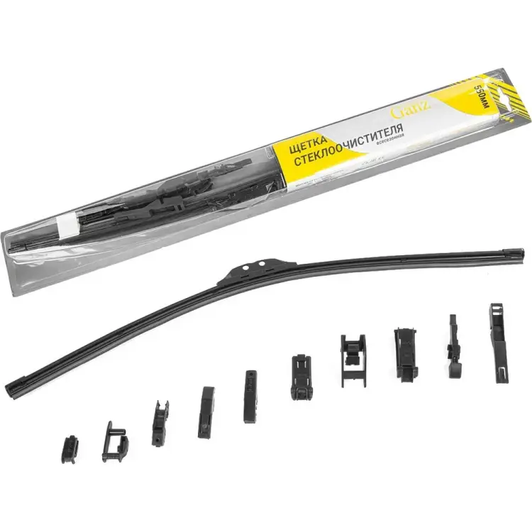 Бескаркасная щетка стеклоочистителя Ganz GIS01021