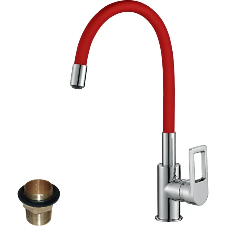 Смеситель для кухни Rossinka Z35-35U-Red