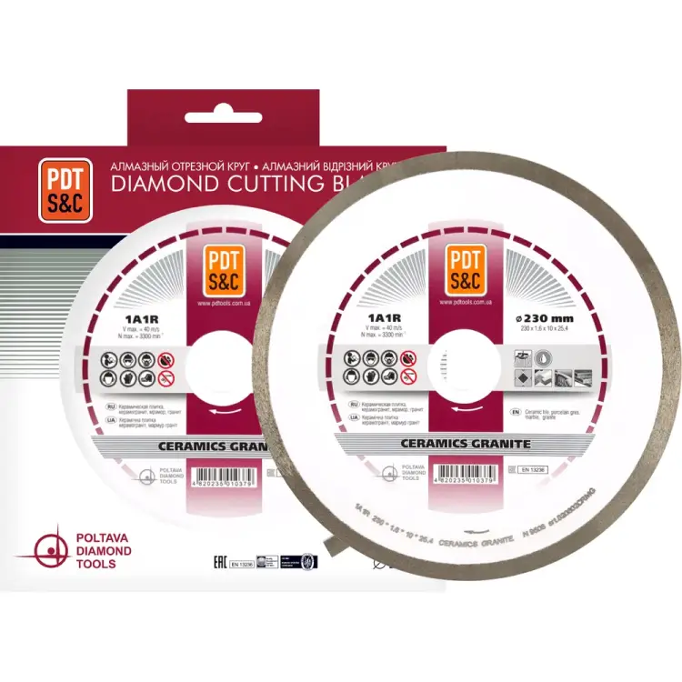 Отрезной диск алмазный ПАИ Ceramics Granite 820602CRMG 1A1R 4820235010379 Отрезной диск алмазный ПАИ Ceramics Granite 820602CRMG 1A1R 4820235010379