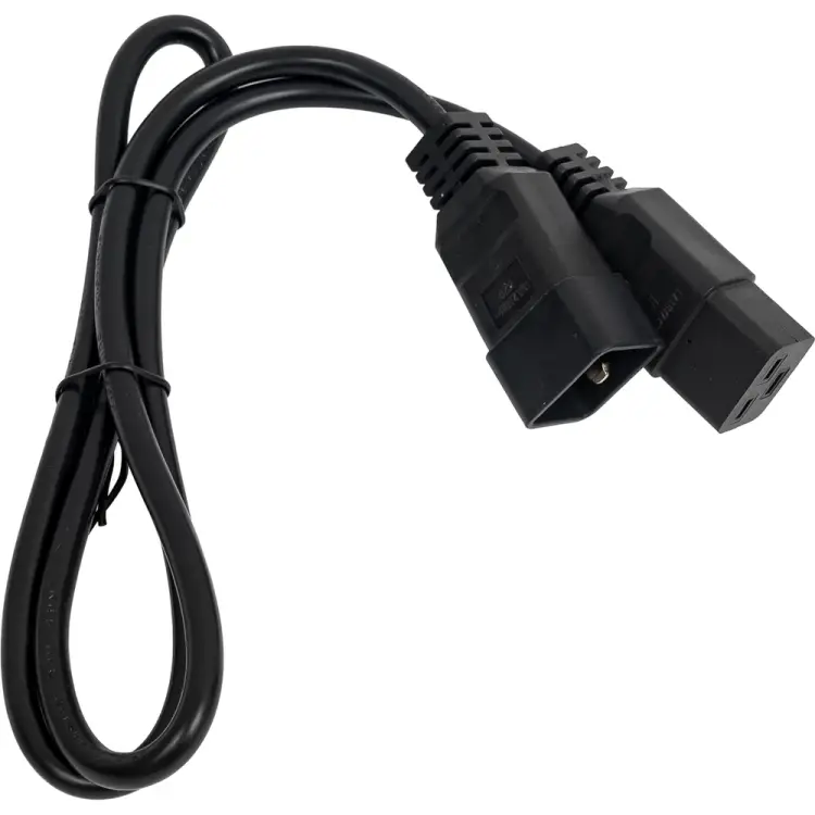 Шнур питания LANMASTER LAN-PP19/20-16A-1.0 LAN-PP19/20-1.0-BK