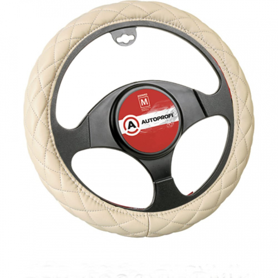 Оплетка руля AUTOPROFI SP-9010 BE M