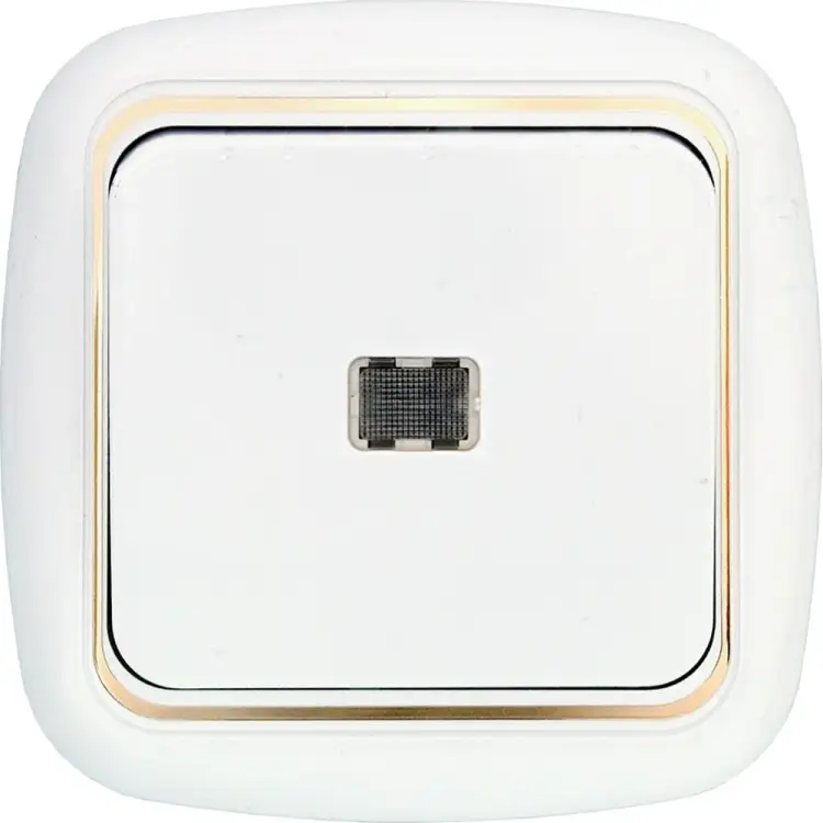 Одноклавишный выключатель BYLECTRICA ГАРМОНИЯ ЛЮКС С110-206 з