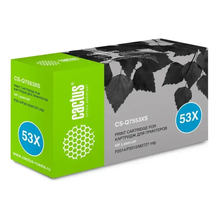 Лазерный картридж для hp p2014/p2015/m2727 Cactus q7553x 943986