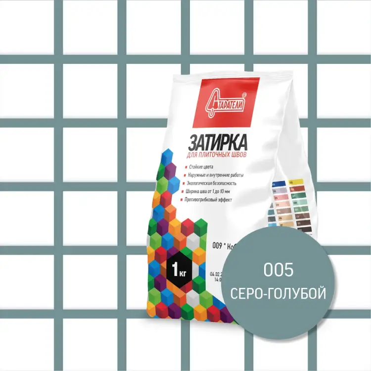 Затирочная смесь для плиточных швов Старатели 3277/3491