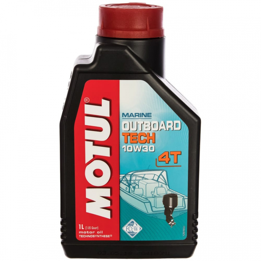 Масло для лодочных моторов MOTUL OUTBOARD TECH 4T 10W30