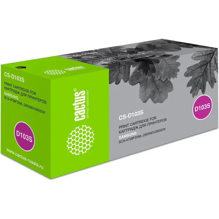Лазерный картридж для samsung scx-4728fd/ml-2955nd/2955d Cactus mlt-d103s 690176 Лазерный картридж для samsung scx-4728fd/ml-2955nd/2955d Cactus mlt-d103s 690176