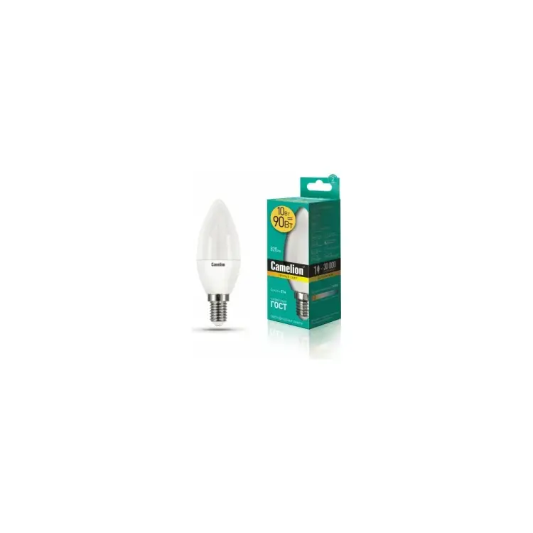 Светодиодная лампа Camelion LED10-C35/830/E14 13559 Светодиодная лампа Camelion LED10-C35/830/E14 13559