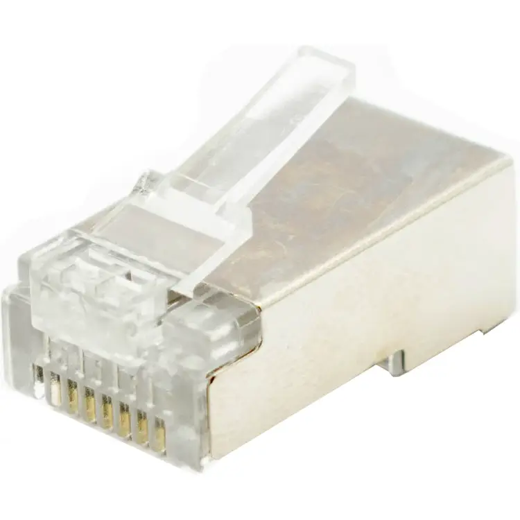 Компьютерный коннектор OXION OX-RJ-45CAT6SHLDx4