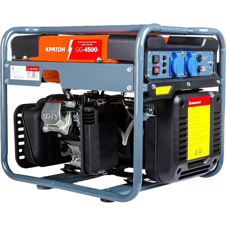 Инверторный бензиновый генератор Кратон GG-4500i 3 08 04 023