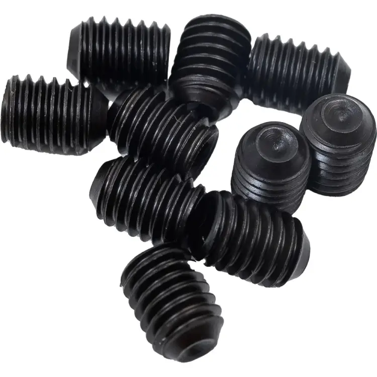 Установочный оксидированный винт ЦКИ М6х8 DIN916 500 шт. 63883