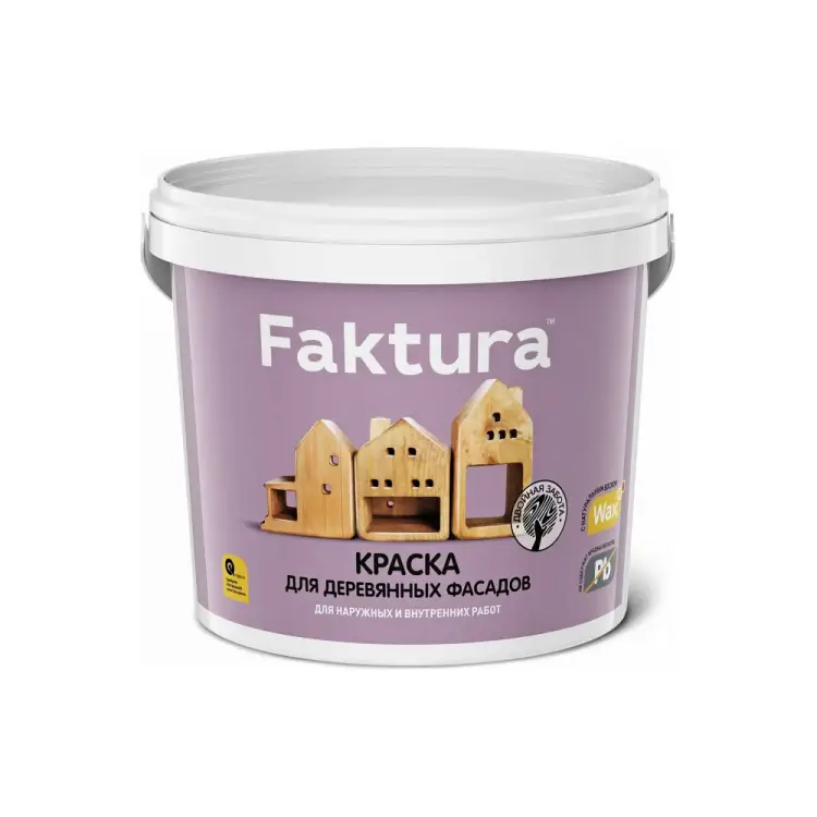 Краска для деревянных фасадов FAKTURA О02697 Краска для деревянных фасадов FAKTURA О02697