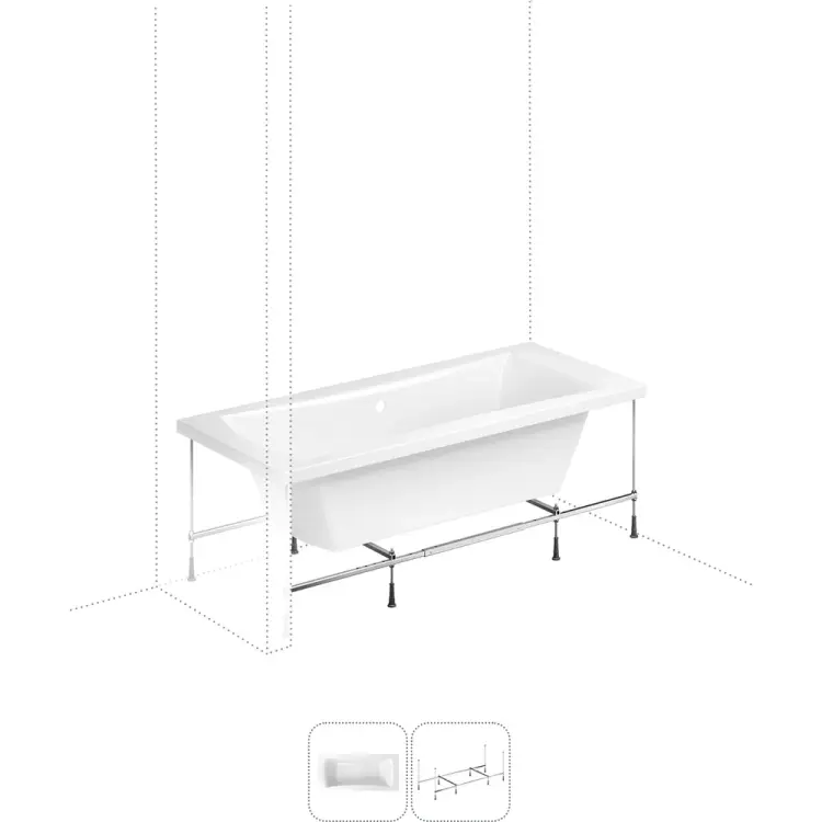 Акриловая ванна Lavinia Boho Evan S1-37110180