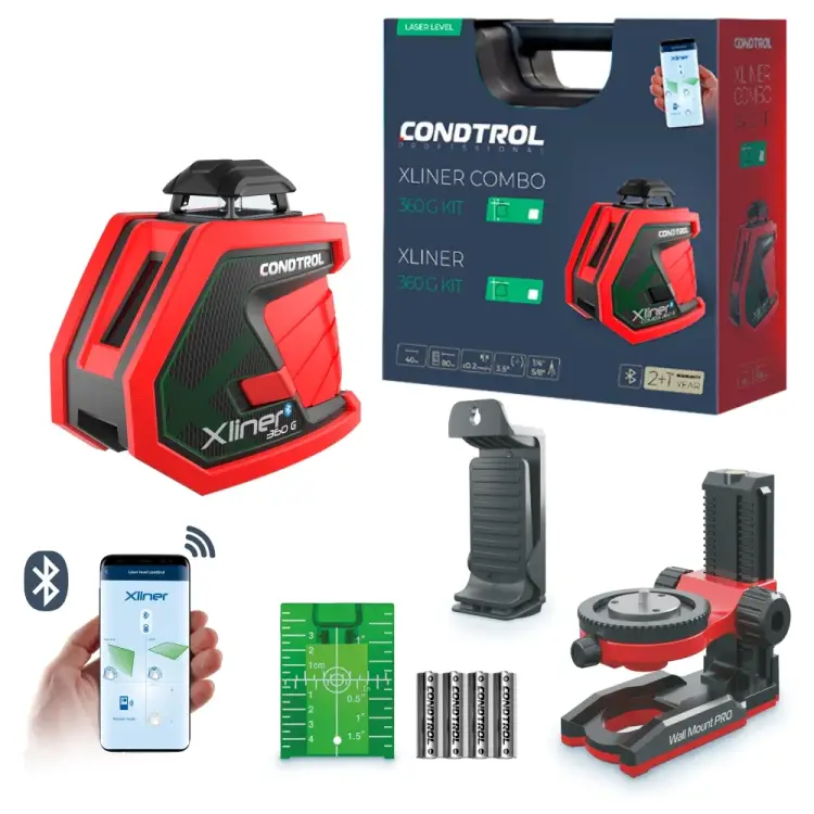 Лазерный нивелир Condtrol Xliner 360G Kit
