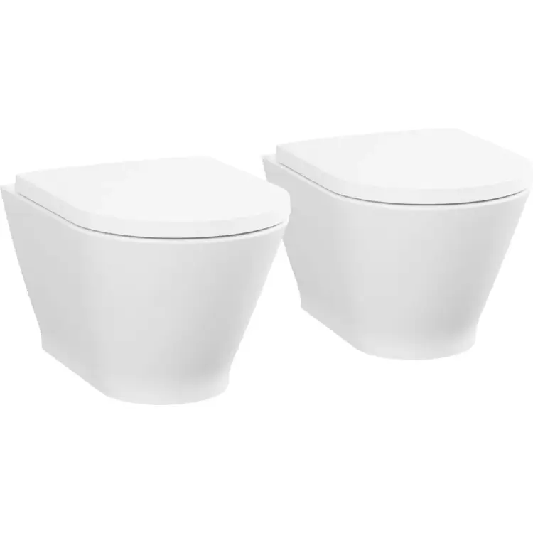 Подвесной безободковый унитаз Lavinia Boho Elegant Rimless 21020010