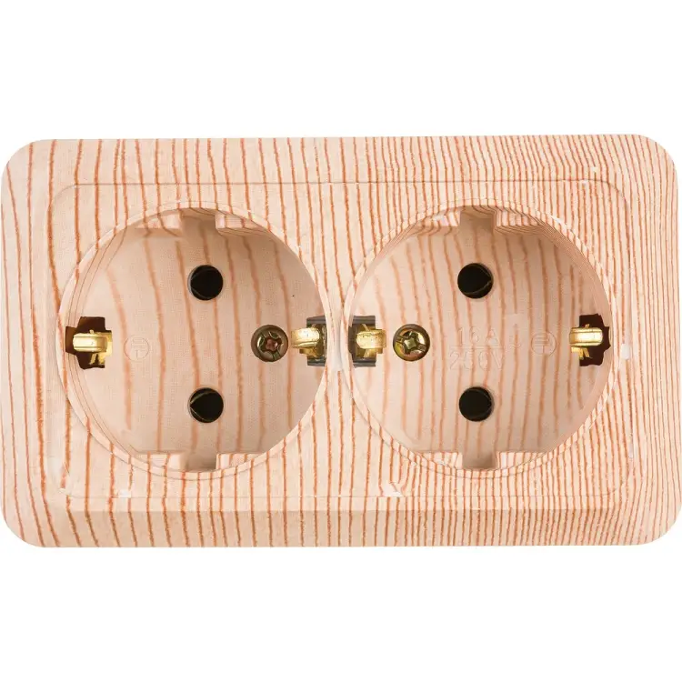 Двойная розетка Intro Quadro Б0053807