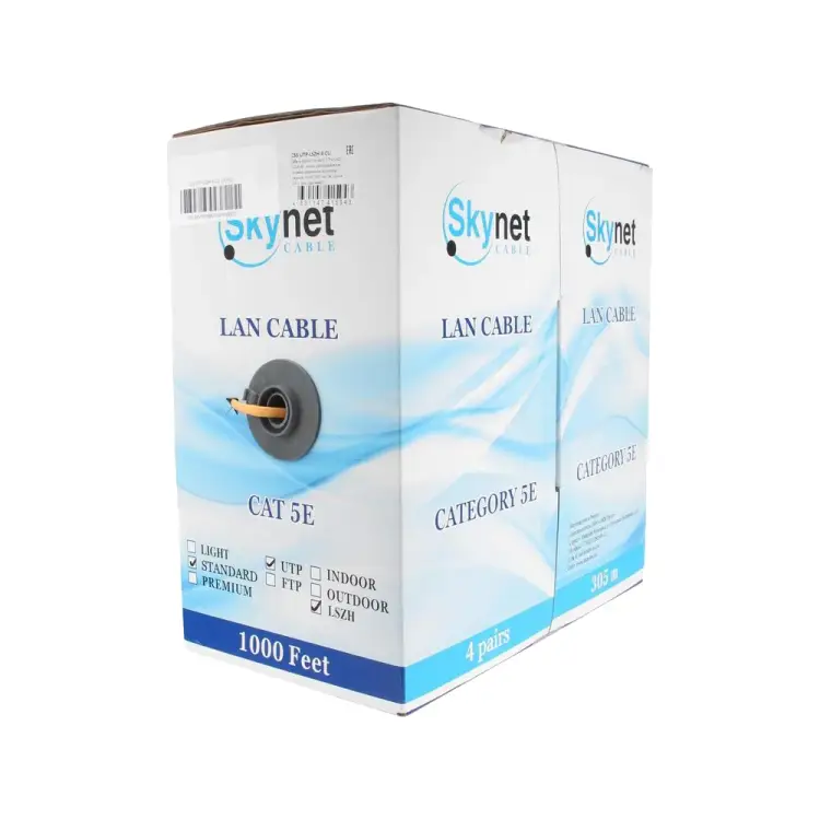 Медный одножильный кабель SkyNet Standart CSS-UTP-LSZH-4-CU