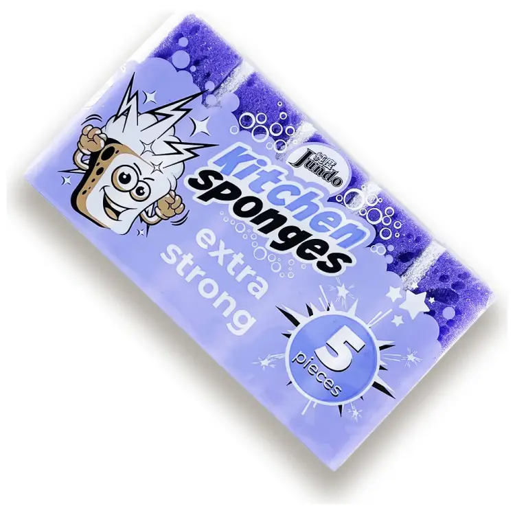 Губка для мытья посуды Jundo Dish Sponges Extra Strong 4903720021507