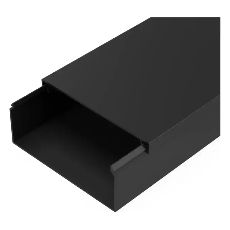 Кабель-канал Промрукав черный 2-й замок в п/э 100x40 2м PR03.0221