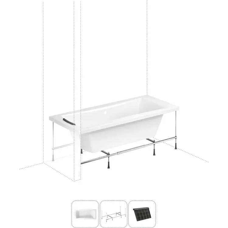 Акриловая ванна Lavinia Boho Evan S1-3711020P Акриловая ванна Lavinia Boho Evan S1-3711020P