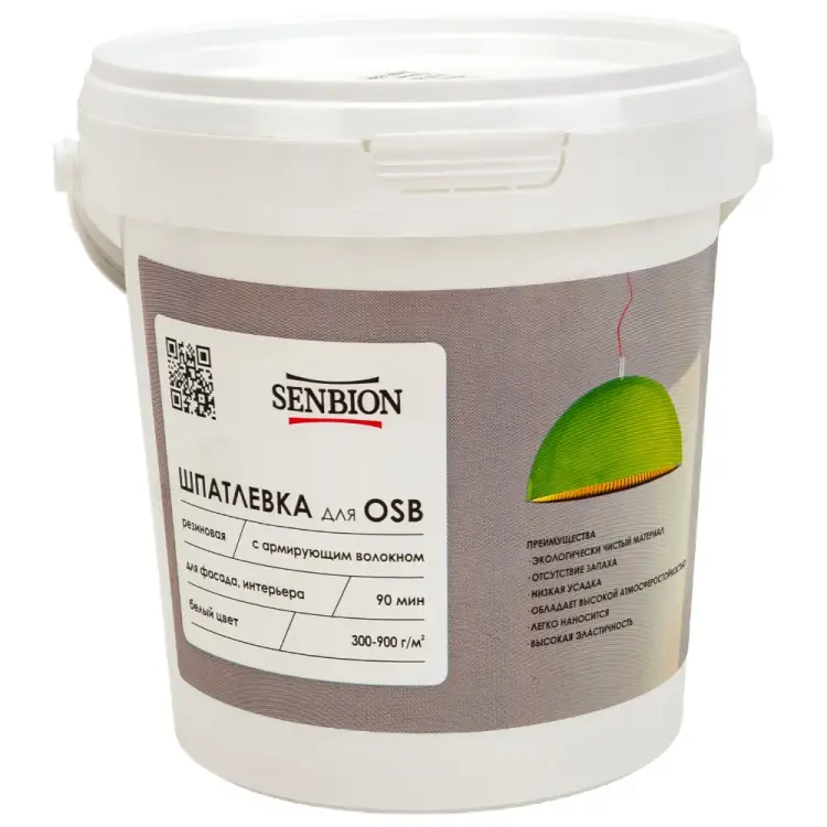 Резиновая шпатлевка для OSB SENBION S-Шп-15224/1 Резиновая шпатлевка для OSB SENBION S-Шп-15224/1