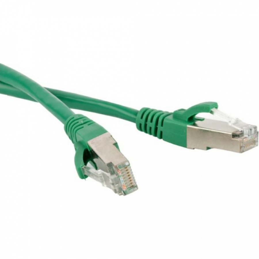 Экранированный патч-корд Hyperline PC-LPM-STP-RJ45-RJ45-C5e-2M-LSZH-GN