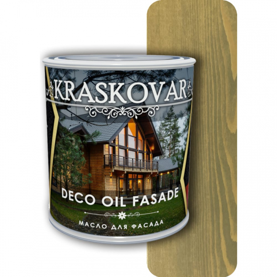 Масло для фасада Kraskovar Deco Oil Fasade