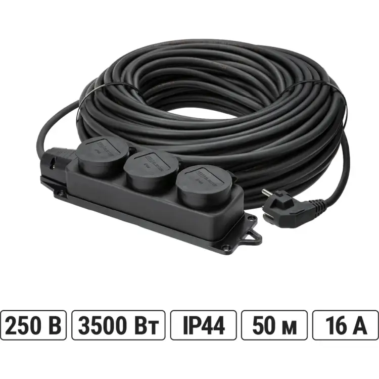 Силовой удлинитель-шнур TDM ELECTRIC УШз16-103 SQ1302-0350