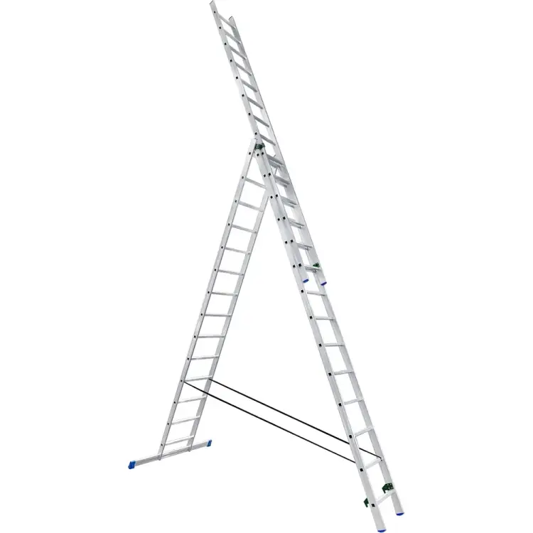Трехсекционная алюминиевая лестница LadderBel LS314