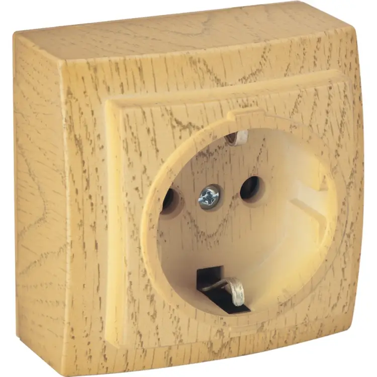 Розетка Nilson Themis wood 26281017