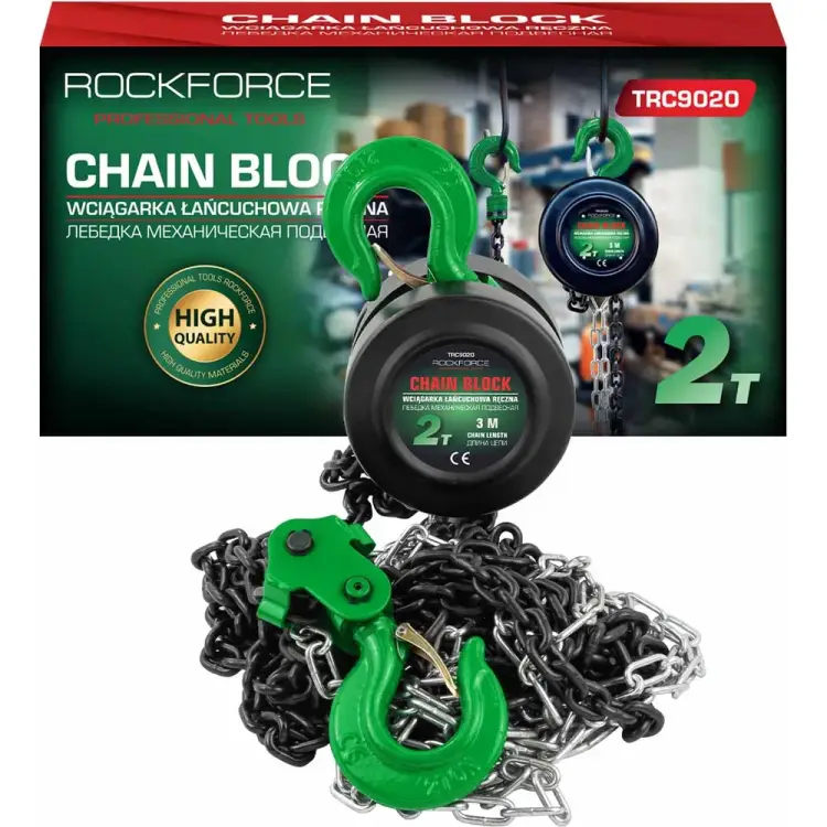 Подвесная механическая лебедка Rockforce RF-TRC9020(16937)