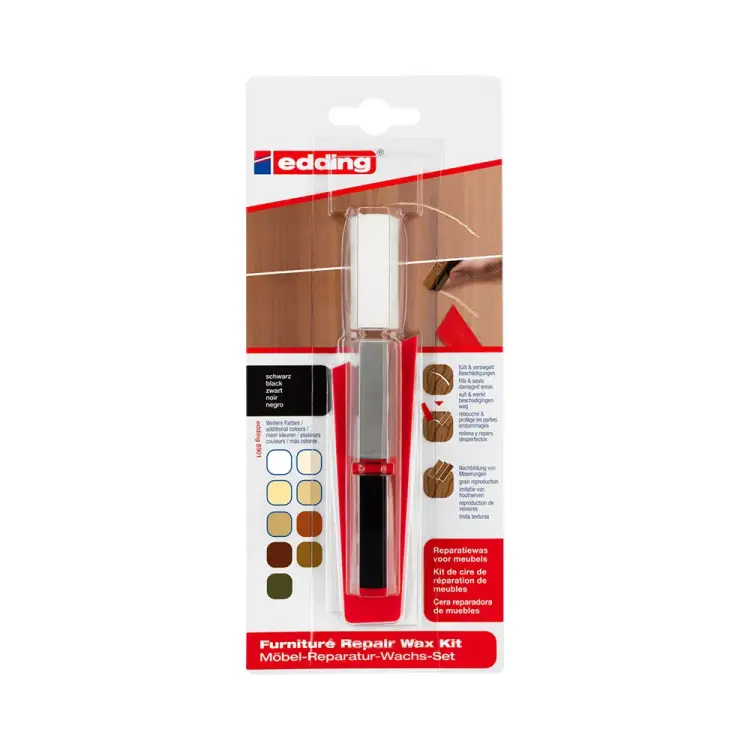 Восковой набор для ремонта мебели EDDING E-8901#3-B#001