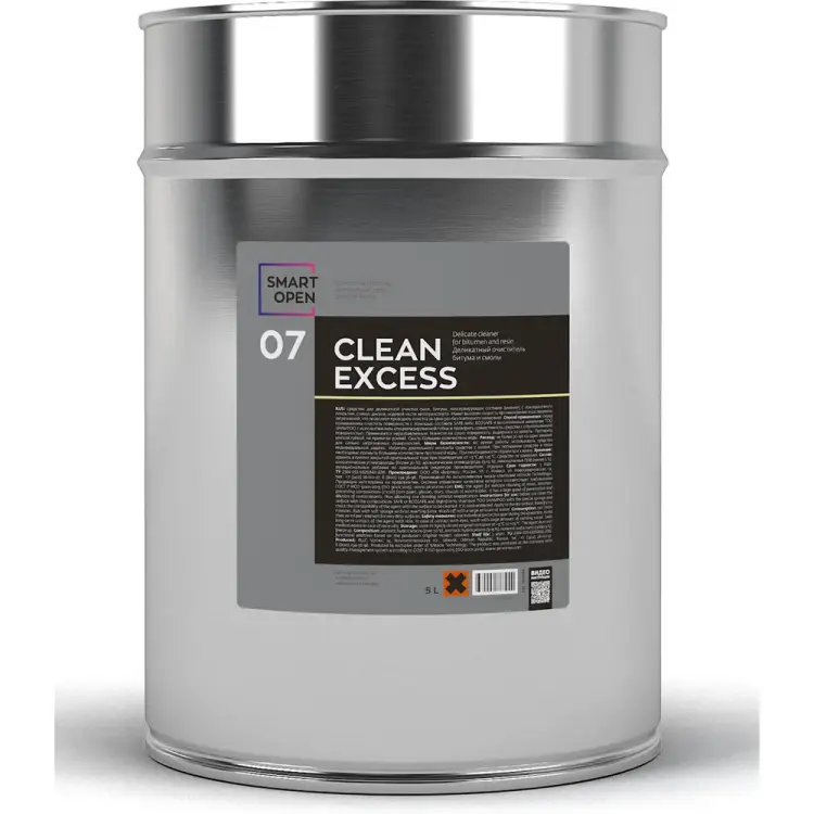 Деликатный очиститель битума и смолы Smart Open CLEAN EXCESS 07 15075жб