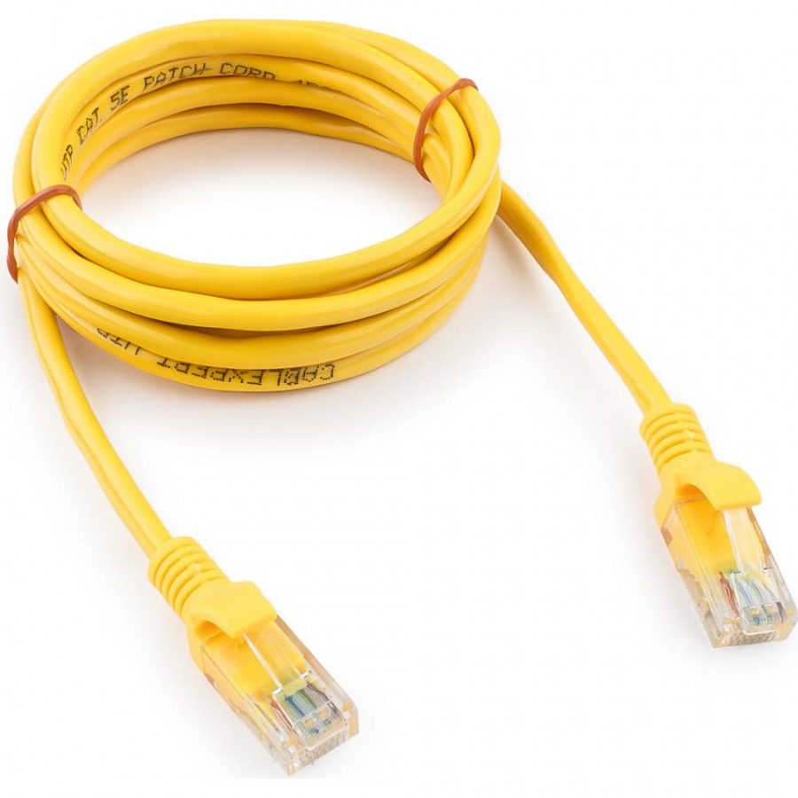 Литой многожильный медный патч-корд Cablexpert UTP PP10-2M/Y