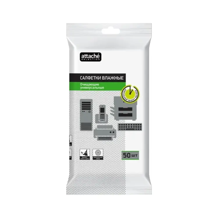 Универсальные влажные салфетки Attache Selection 765900