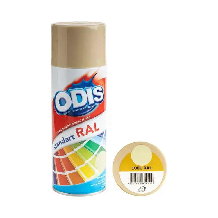 Краска-спрей ODIS standart 1001ral Краска-спрей ODIS standart 1001ral